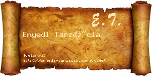 Enyedi Tarzícia névjegykártya
